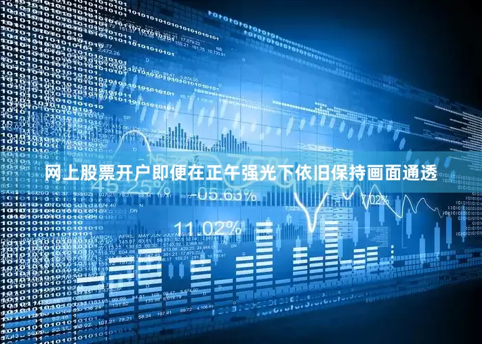 网上股票开户即便在正午强光下依旧保持画面通透